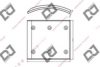 DJ PARTS BL1058 Brake Lining, drum brake